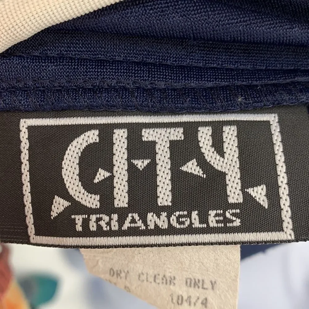 Vintage 90’s Dress‎ City Triangles Sz M